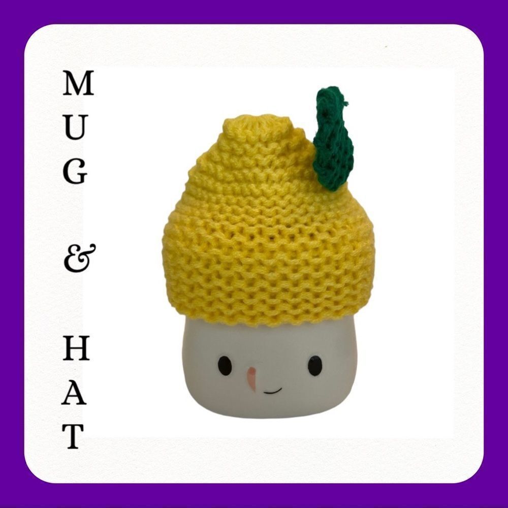 MUG AND LEMON LEAF MARSHMALLOW HAT